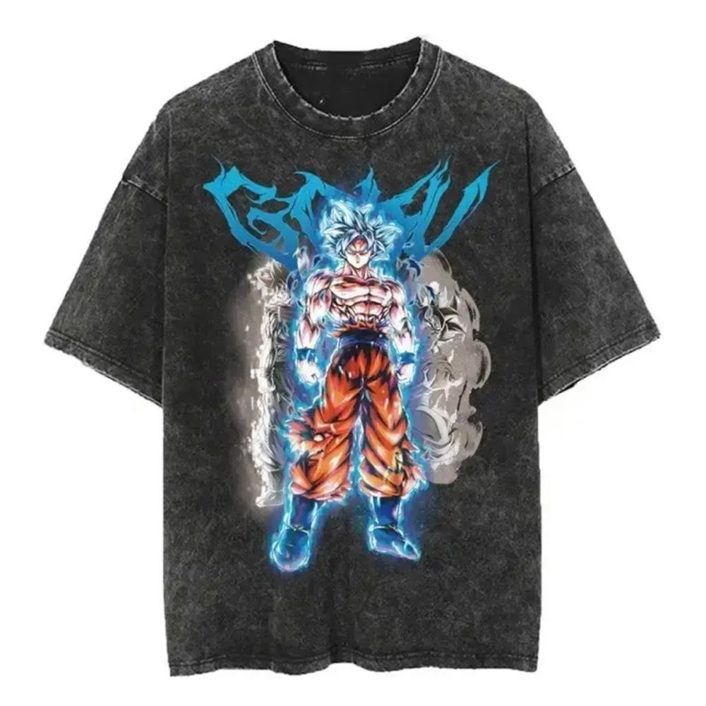 Dragon Ball Z DBZ Goku Super Saiyan Blue Anime T-Shirt